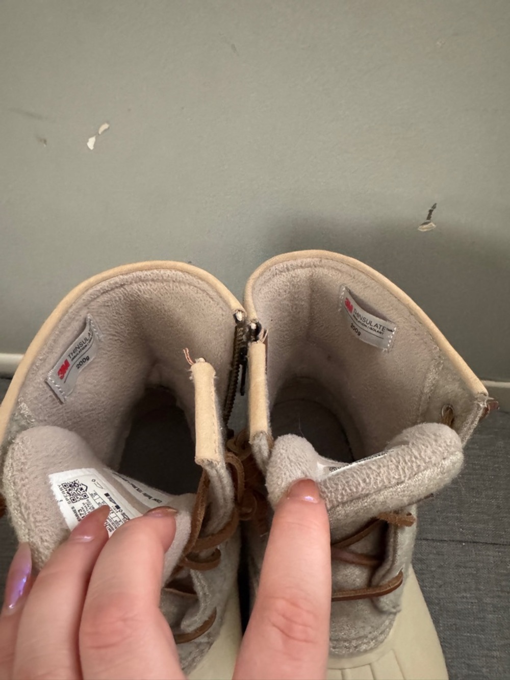 Sperry Cream and Tan Waterproof Duck Boots - Picture 5 of 13